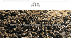 Desktop Screenshot of lifeinbalance.co.za